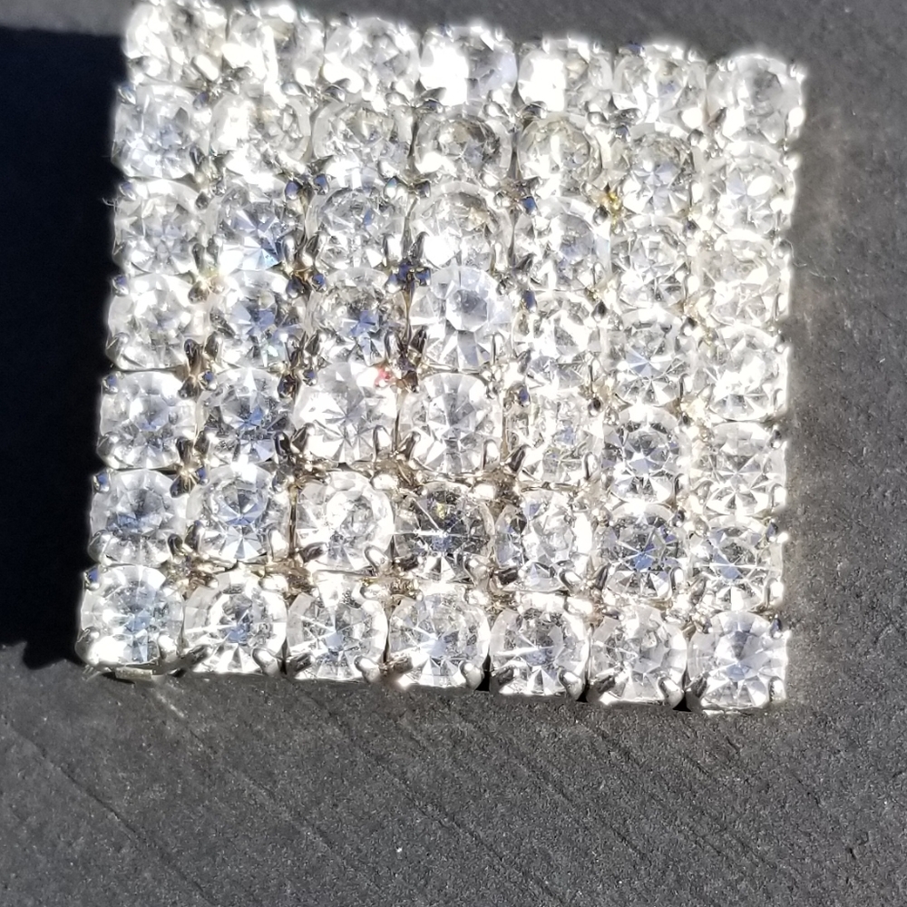 Vintage Rhinestone Brooch - Picture 4 of 13